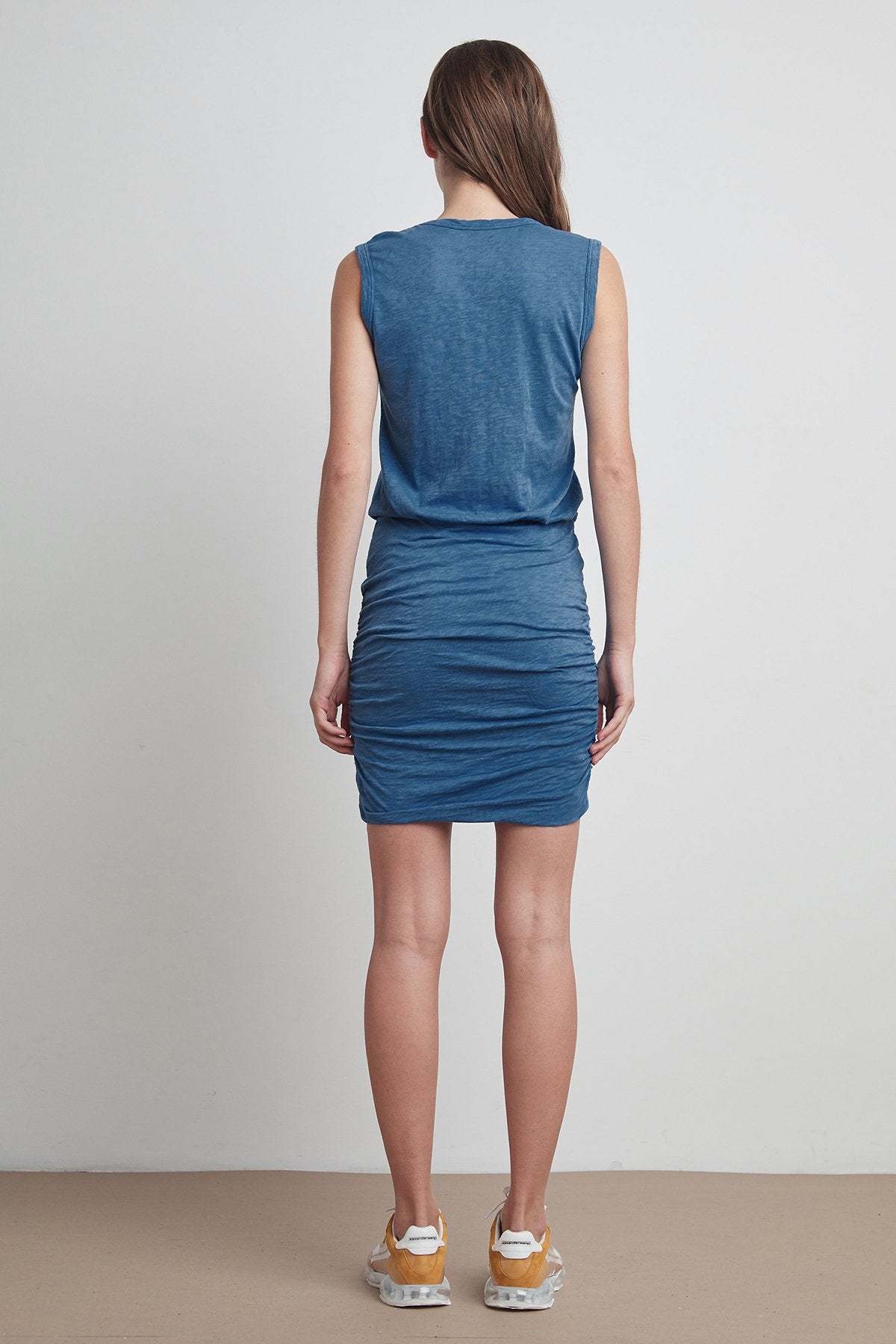 THEODORA COTTON SLUB TANK DRESS