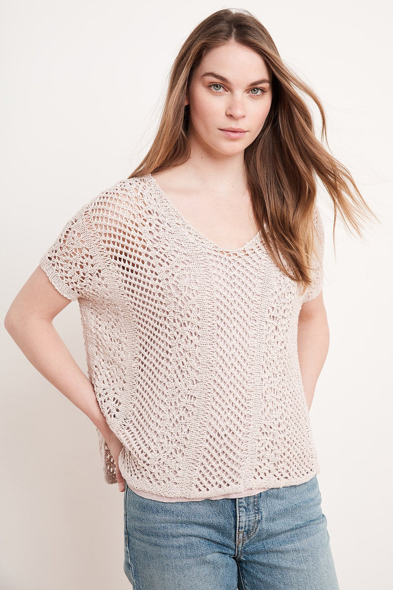 CAELAN COTTON BLEND SWEATER