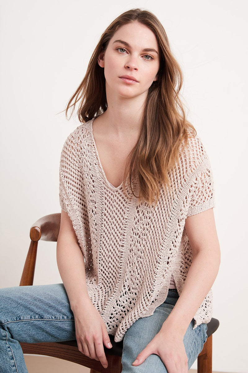 CAELAN COTTON BLEND SWEATER