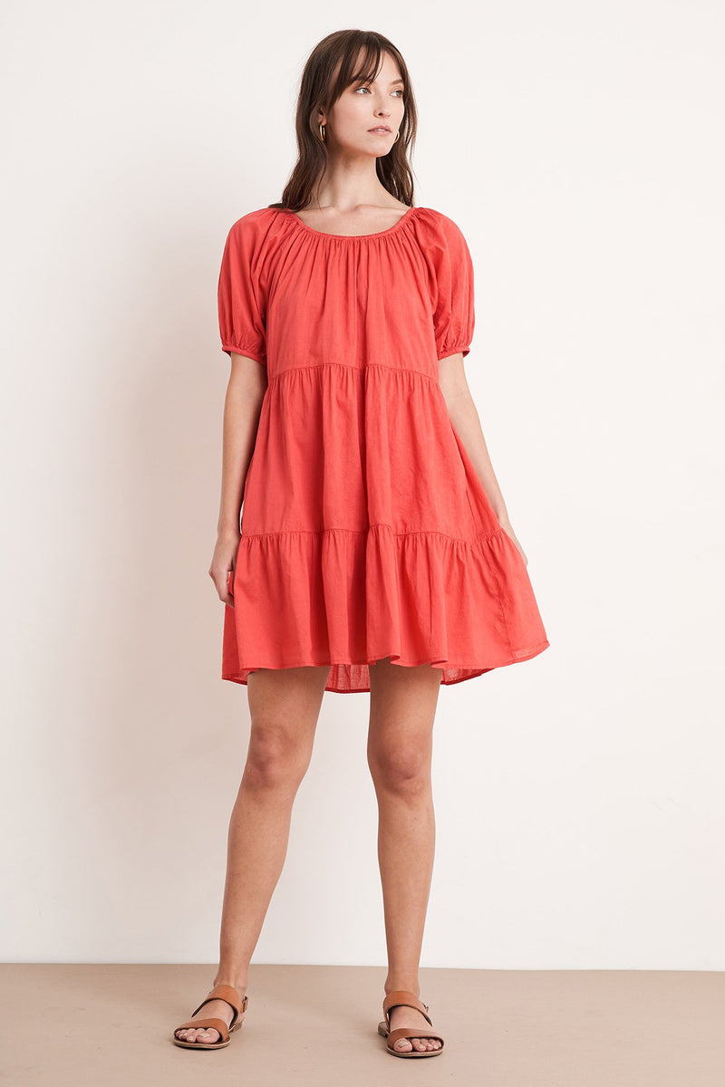 RENELLE PUFF SLEEVE DRESS