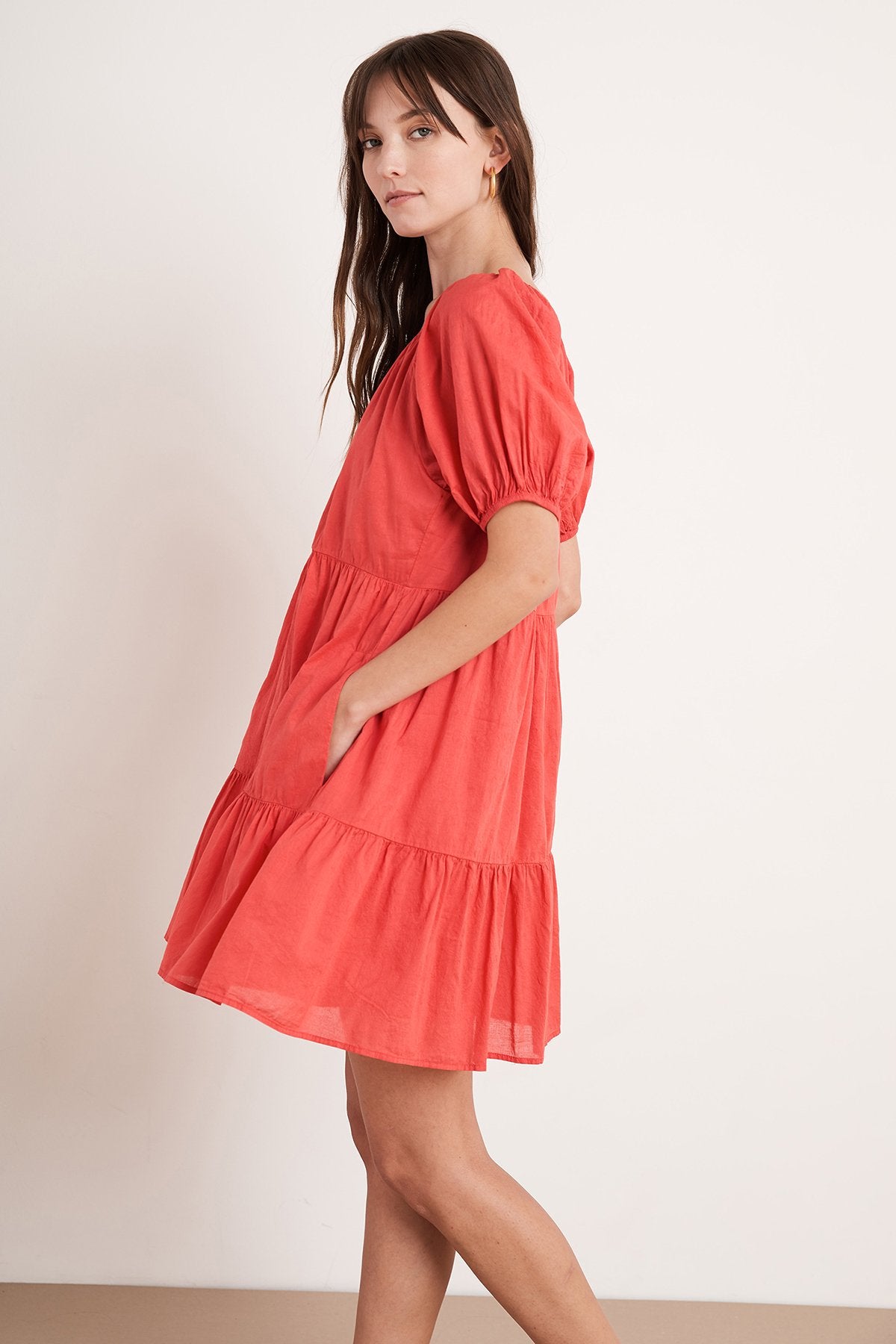 RENELLE PUFF SLEEVE DRESS