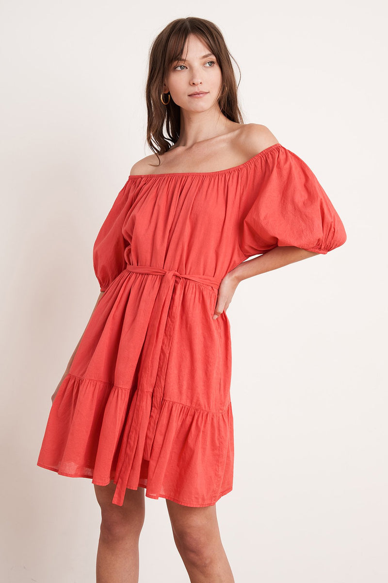 RENELLE PUFF SLEEVE DRESS