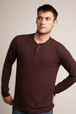 FAUST MARLED COZY JERSEY HENLEY