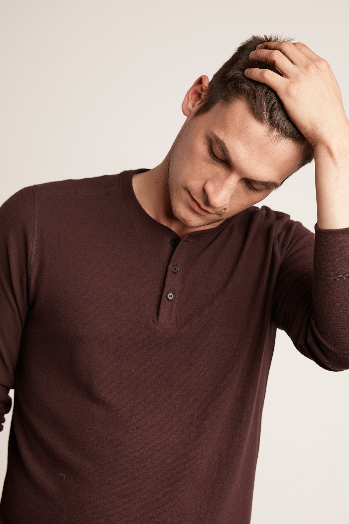 FAUST MARLED COZY JERSEY HENLEY