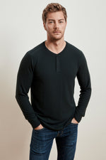 FAUST MARLED COZY JERSEY HENLEY