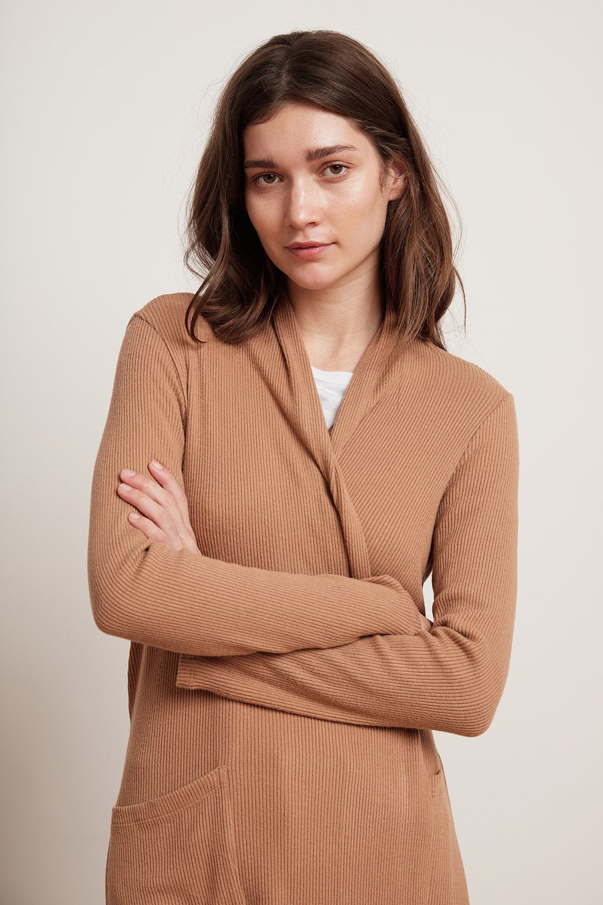 CARRIE COZY RIB BELTED CARDIGAN