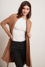 CARRIE COZY RIB BELTED CARDIGAN