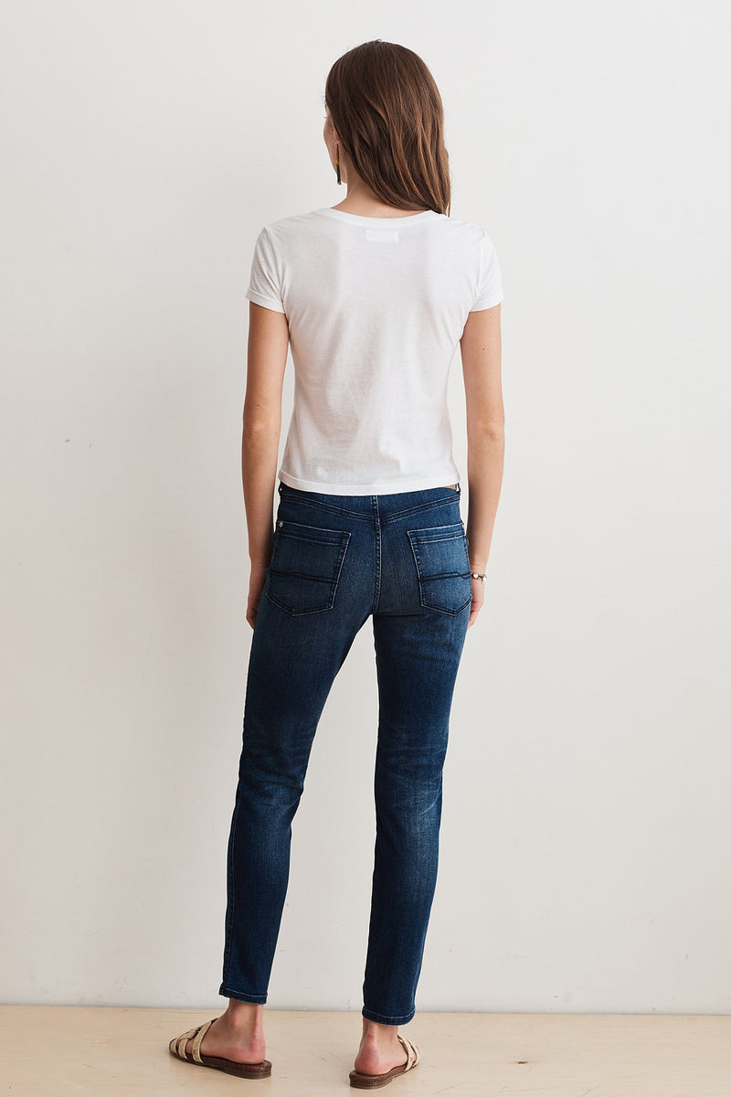 THALIA SKINNY JEAN BY BAYFLOW X VELVET