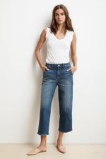 HEIDI WIDE LEG CROP JEAN