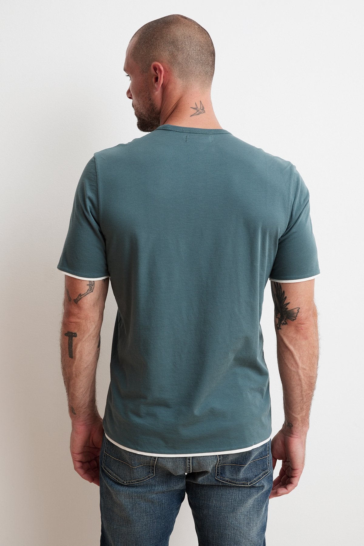 ELIJAH REVERSIBLE DOUBLE LAYER TEE