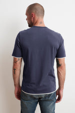 ELIJAH REVERSIBLE DOUBLE LAYER TEE