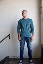 STEPHEN REVERSIBLE COTTON LONG SLEEVE TEE