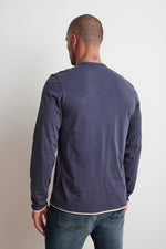 STEPHEN REVERSIBLE COTTON LONG SLEEVE TEE