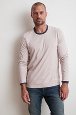 STEPHEN REVERSIBLE COTTON LONG SLEEVE TEE