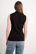 ADELISE GAUZY WHISPER FITTED WRAP TANK