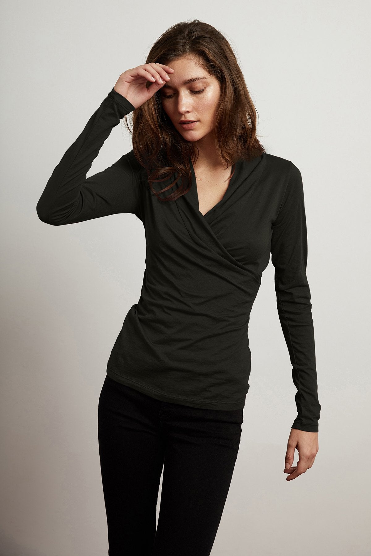 MERI WRAP FRONT FITTED TOP