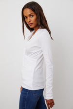 MERI WRAP FRONT FITTED TOP