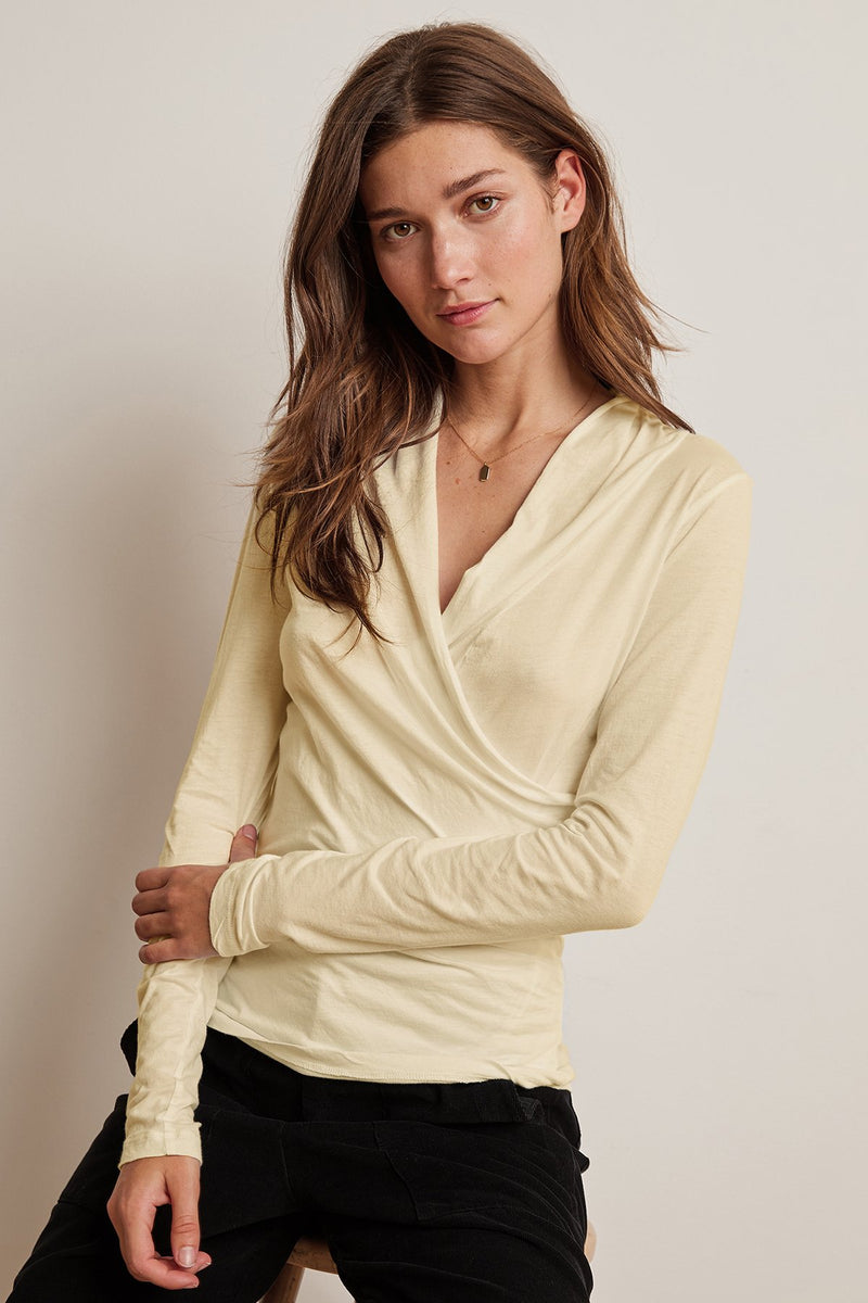 MERI WRAP FRONT FITTED TOP