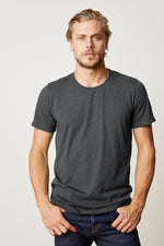 ZEALAND HEATHER JERSEY SHORT SLEEVE TEE