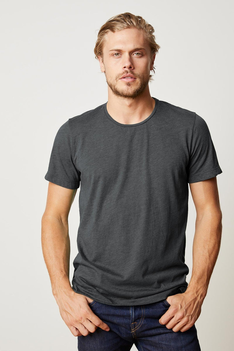 ZEALAND HEATHER JERSEY SHORT SLEEVE TEE