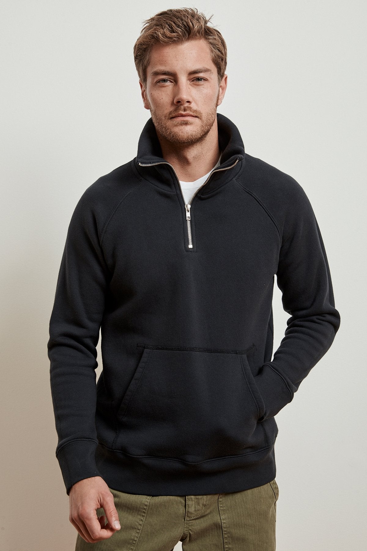 REDDINGTON HEAVY FLEECE HALF ZIP PULLOVER