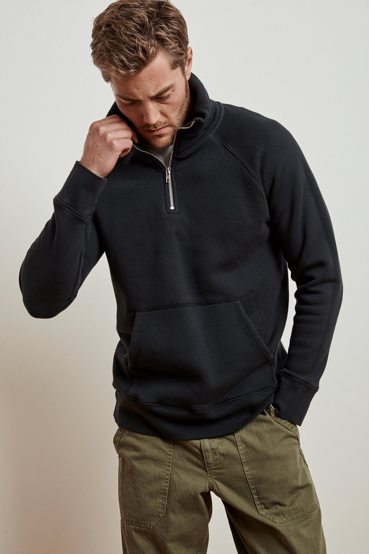 REDDINGTON HEAVY FLEECE HALF ZIP PULLOVER