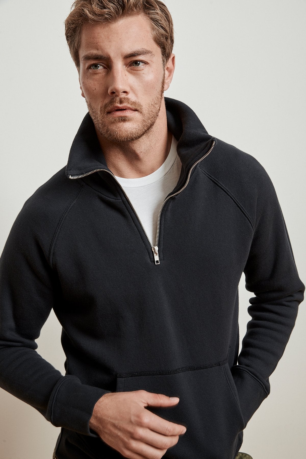 REDDINGTON HEAVY FLEECE HALF ZIP PULLOVER