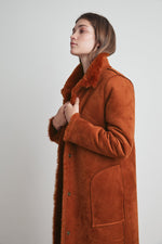 MINA LUX FAUX FUR REVERSIBLE COAT