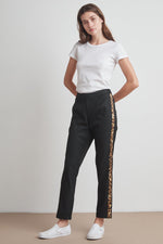 RUTHIE CHEETAH SIDE STRIPE TWILL PANT