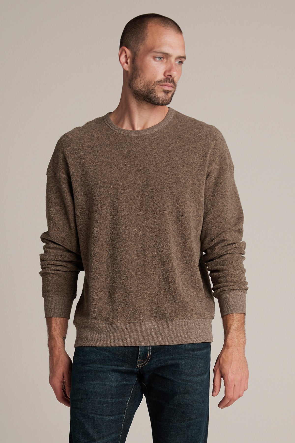 GARY JASPE SHERPA REVERSIBLE SWEATSHIRT