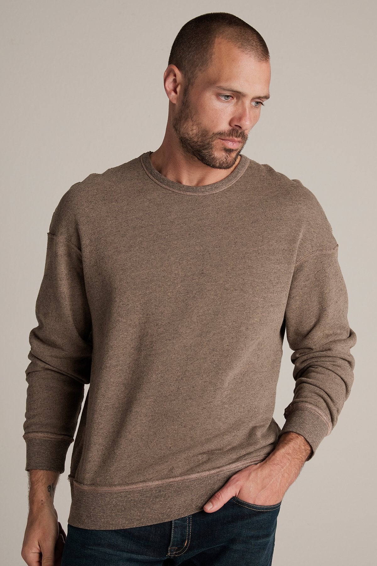 GARY JASPE SHERPA REVERSIBLE SWEATSHIRT