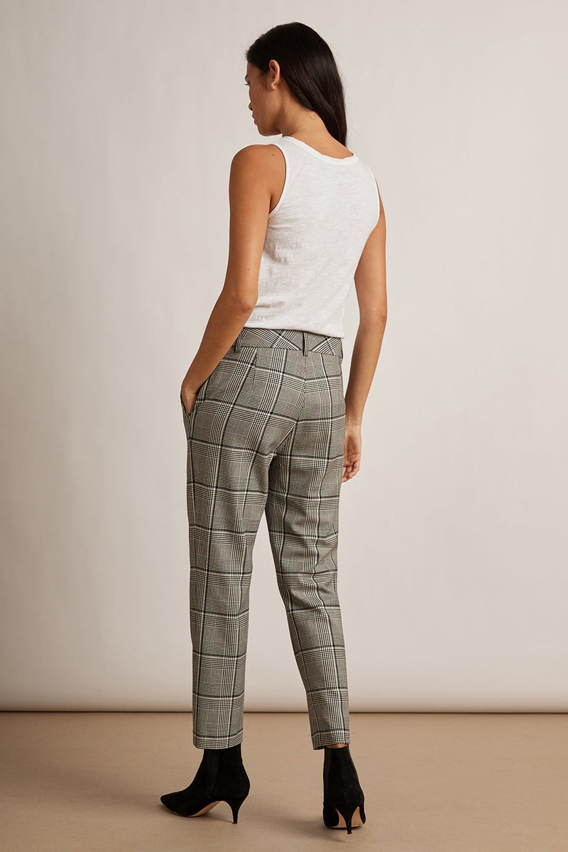 ABIGAIL PLAID STRAIGHT LEG PANT