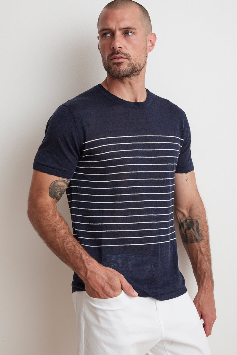 VANCE STRIPE KNIT SHIRT