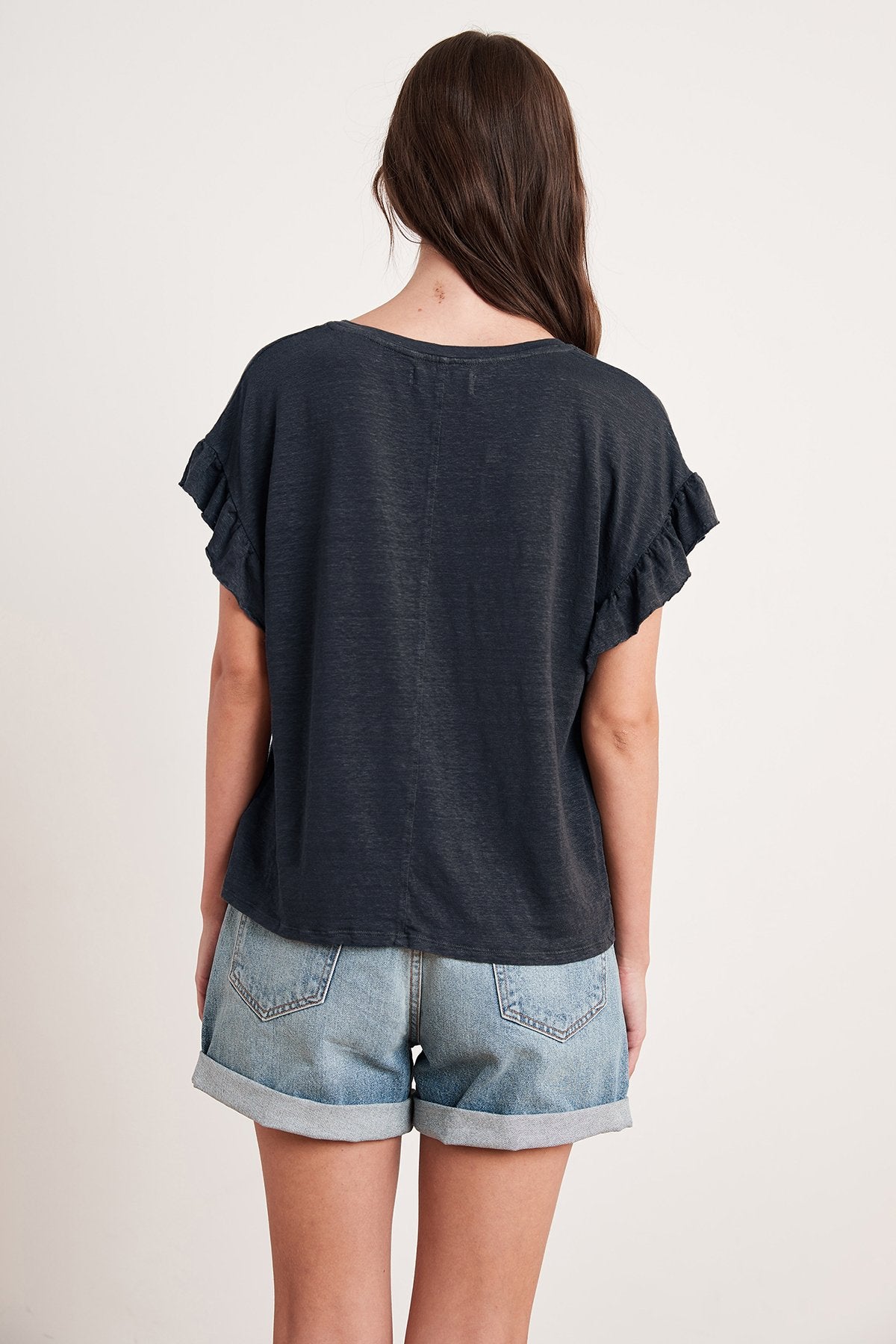 CORDELIA RUFFLE SLEEVE TOP