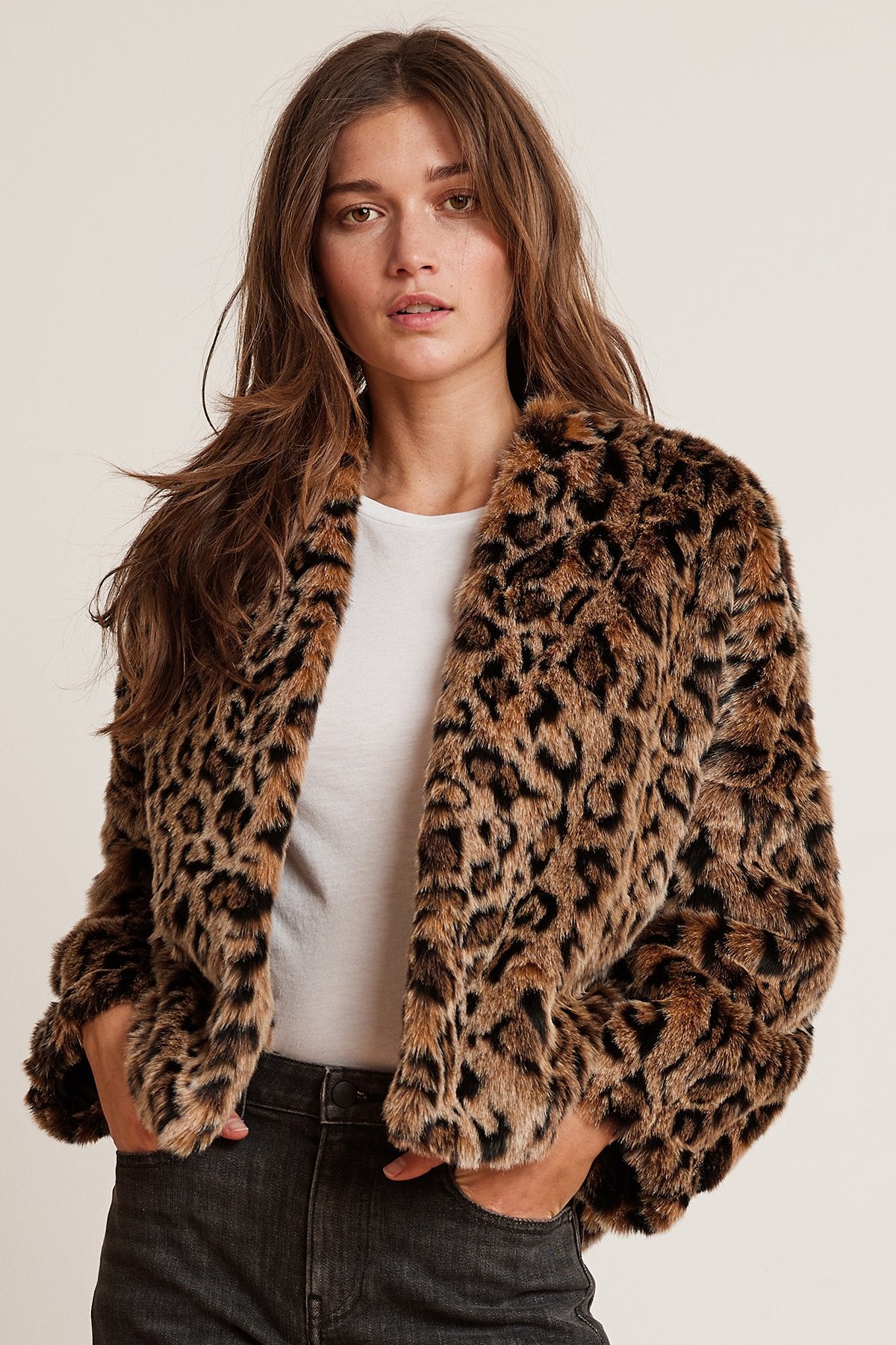 ANNE LUX FAUX FUR JACKET