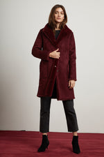 MINA LUX FAUX FUR REVERSIBLE COAT