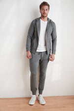 CROSBY CHARCOAL LUXE FLEECE JOGGER