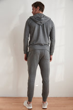 CROSBY CHARCOAL LUXE FLEECE JOGGER