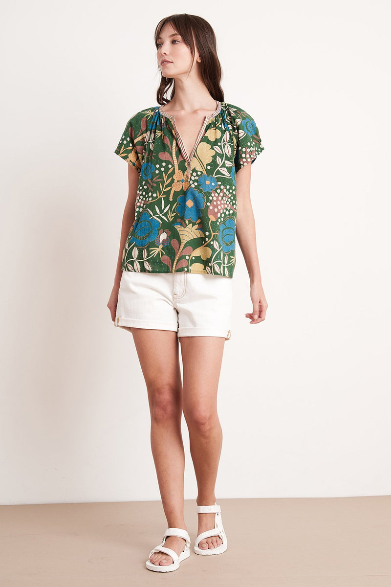 TULLIA PRINTED BLOUSE