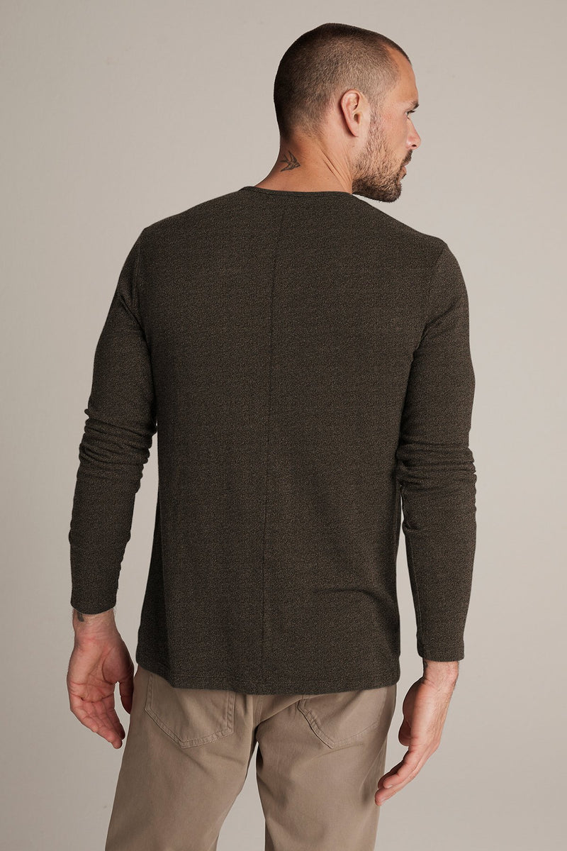 PASCAL MOCK TWIST JERSEY HENLEY