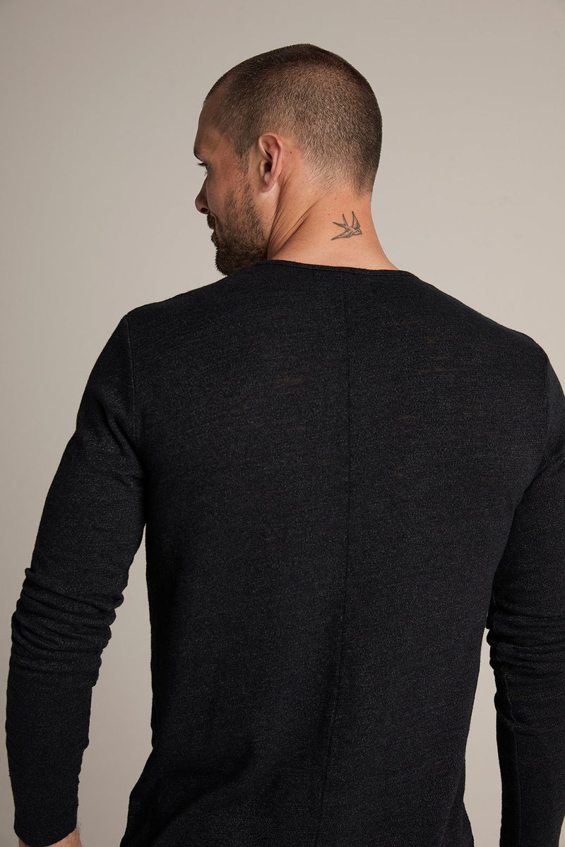 PASCAL MOCK TWIST JERSEY HENLEY