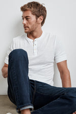 BANKS ORIGINAL SLUB SHORT SLEEVE HENLEY