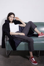 MAISIE SIDE STRIPE PLAID PANT