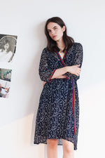 INGRID PLAYA PRINT WRAP DRESS