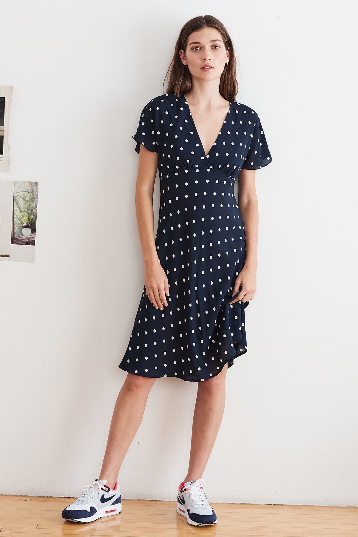 JUNA PRINTED CHALLIS DRESS