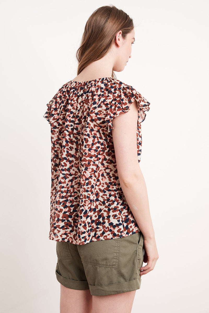 YUELLE PRINTED BLOUSE