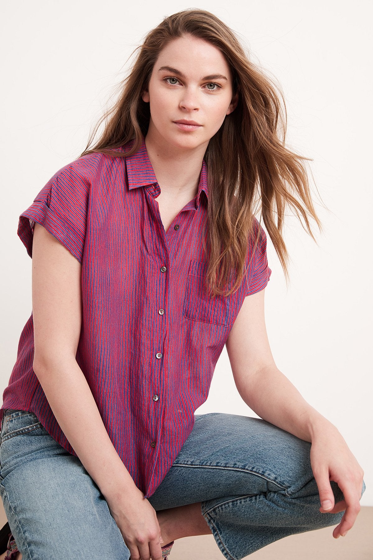 ALETA BUTTON-UP SHIRT