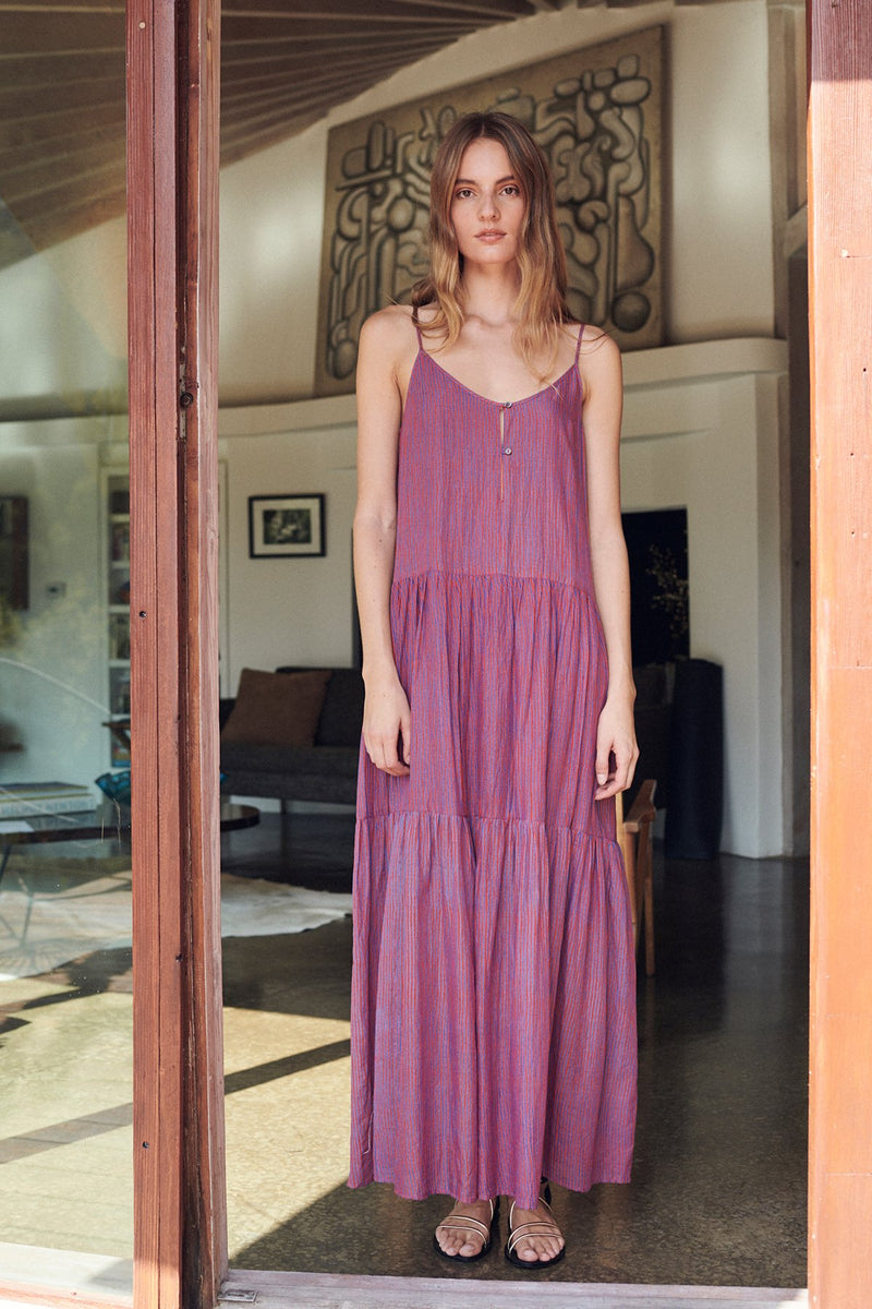 STEFFI STRIPED MAXI DRESS