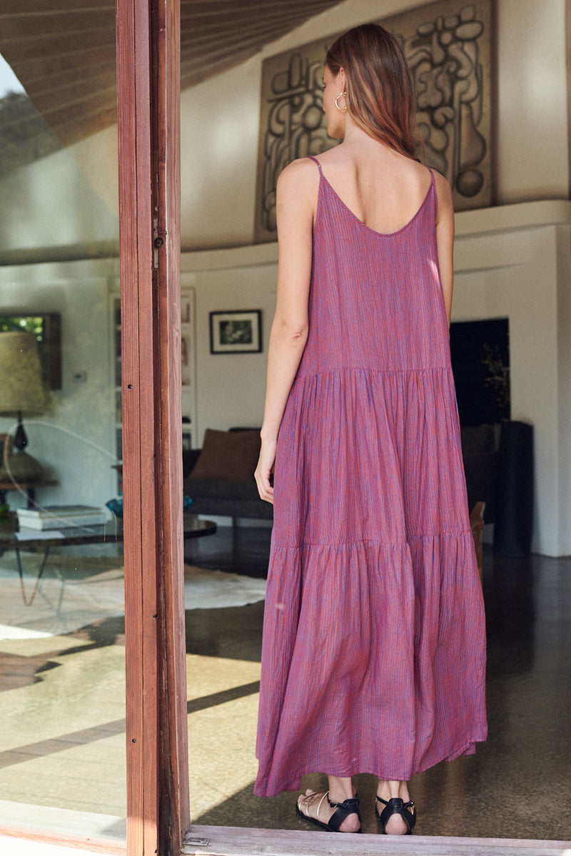 STEFFI STRIPED MAXI DRESS