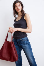 CLOVER LEATHER TOTE